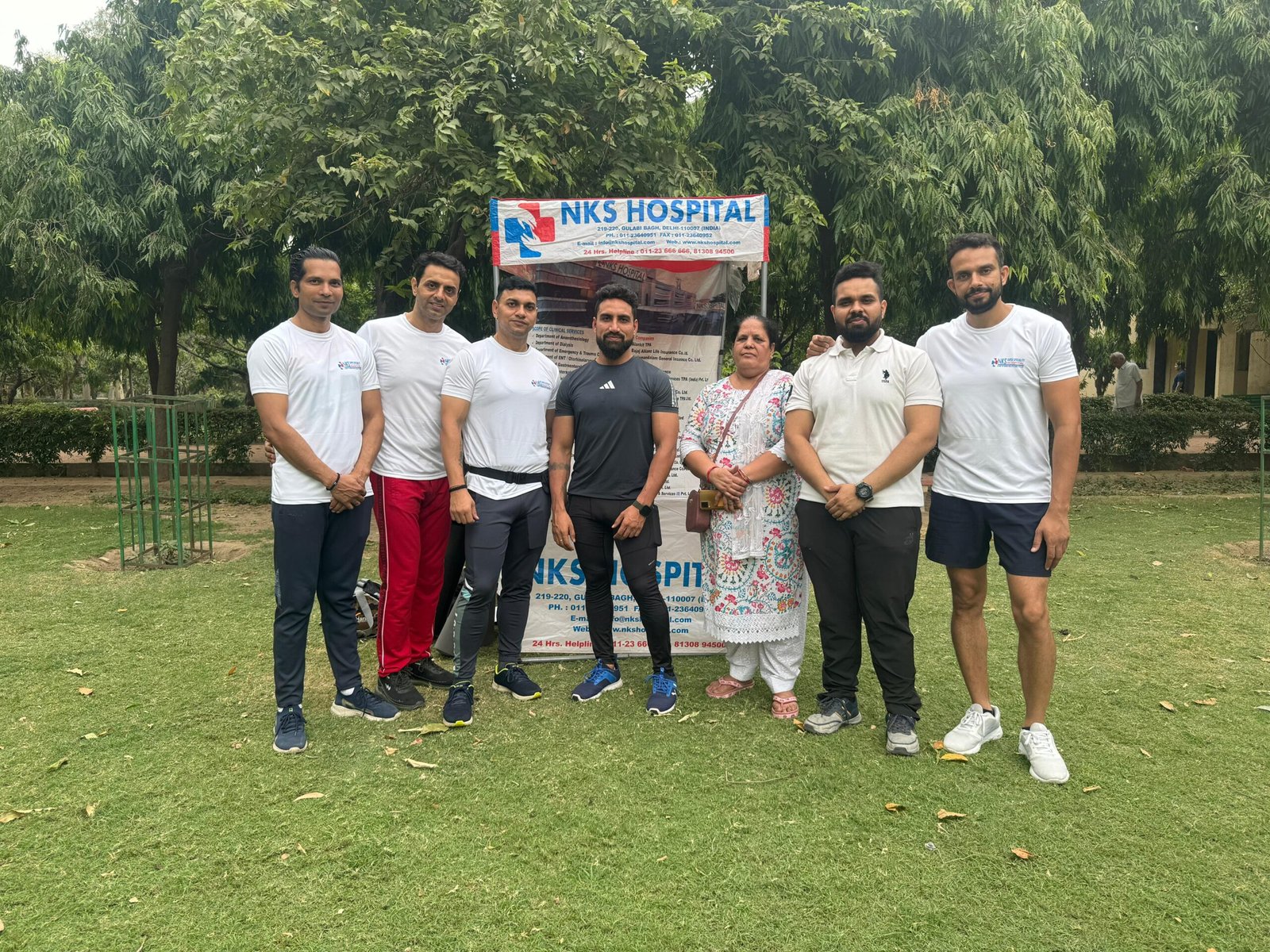 NKS Super Speciality Hospital Hosts Yoga Day Awareness and Medical Checkup Camp for Noble Cause