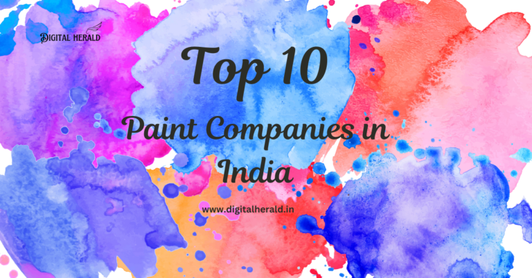 Top 10 Paint Companies in India