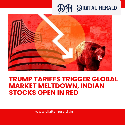 Trump Tariffs Trigger Global Market Meltdown, Indian Stocks Open in Red