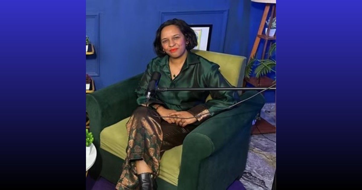 Angelina Govender reflecting on her journey from life’s struggles to spiritual strength, representing resilience, faith, and personal transformation.