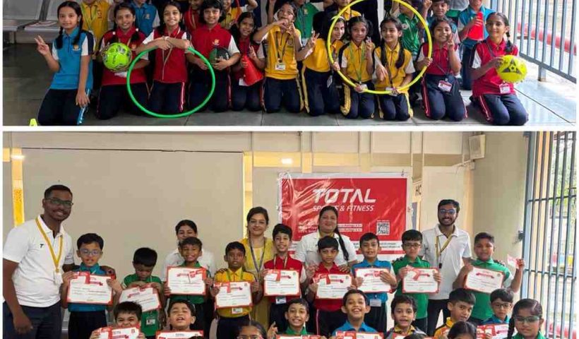 Total Sports & Fitness Engages 500+ Students Through Interactive Sports Sessions Ahead of National Sports Day